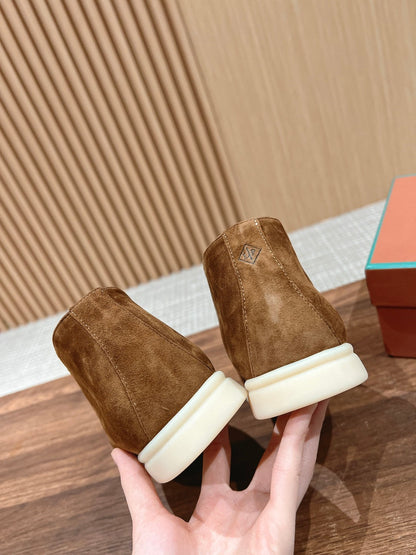 LP OPEN WALK LOAFERS SEPIA SUEDE