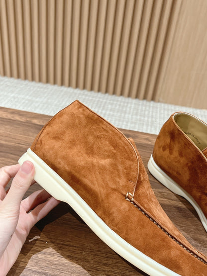 LP OPEN WALK LOAFERS BRIGHT BROWN SUEDE