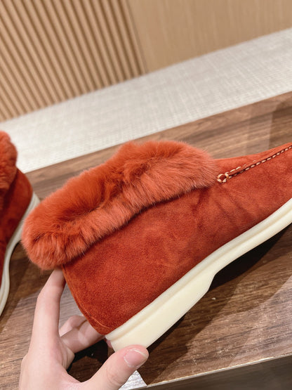 LP CLASSIC SUMMER CHARMS WALK LOAFERS BURNT ORANGE CALFSKIN