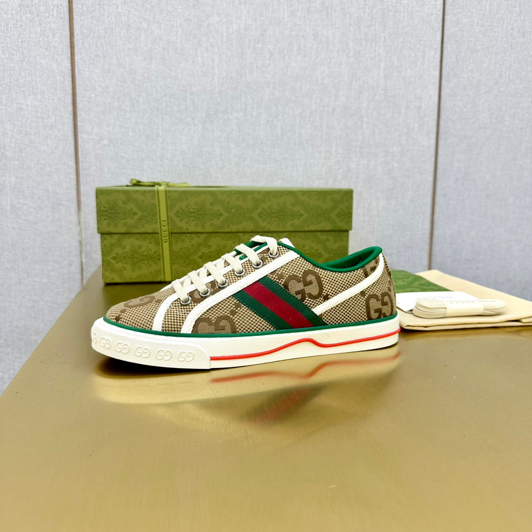 GG TENNIS 1977 TRAINER LIGHT BROWN CANVAS