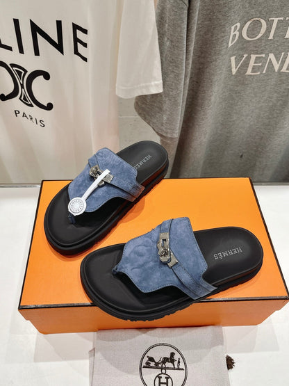 EMPIRE SANDAL BLACK MIX STONE SUEDE