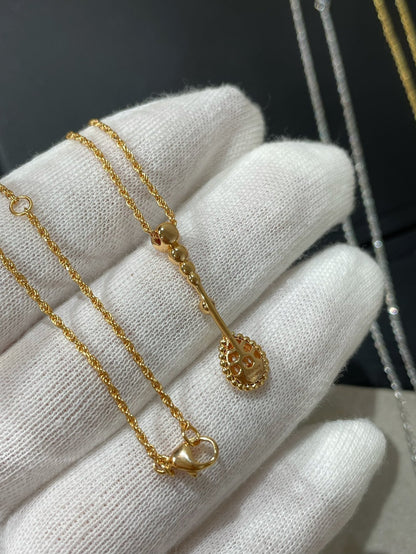 SERPENT BOHEME WATER DROP DIAMOND NECKLACE